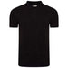 Men’s British-tailored cotton polo shirt with reinforced collar and wrinkle-resistant finish