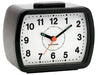 BA309W CHAMPION A/CLOCK Black with Gloss Black Casing and Luminous Numbers