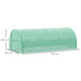 Polytunnel Greenhouse – Large 6x3x2m with Steel Frame - Samanta Factory