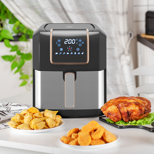 6.5L Digital Air Fryer – 8 Preset Modes with Adjustable Temperature & Non-Stick Basket - Samanta Factory