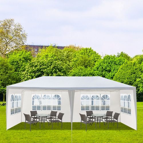 10x20 Outdoor Party Tent – Waterproof PE Cloth with Removable Sidewalls - Samanta Factory