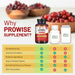 Cranberry & Vitamin C Supplement – 30 000 mg Cranberry for UTI & Immune Support - Samanta Factory