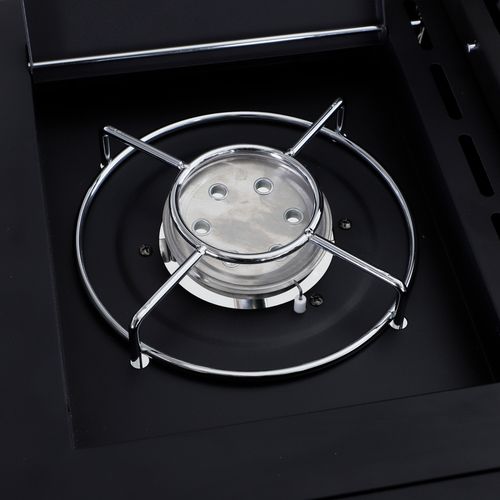 4+1 Gas BBQ Grill – Stainless Steel Burners with Side Burner & Storage for Outdoor Cooking - Samanta Factory