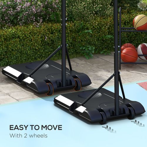 Adjustable Basketball Stand – Portable Design with Wheels - Samanta Factory