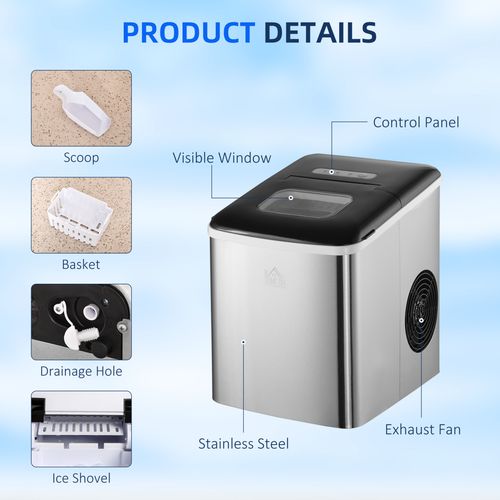 Ice Maker Machine – Quick & Compact Countertop Design - Samanta Factory