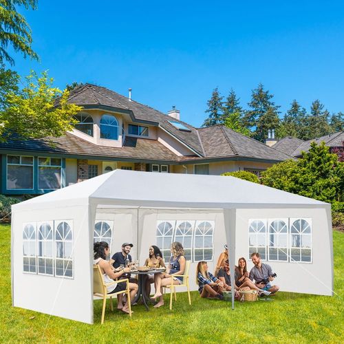 10x20 Outdoor Party Tent – Waterproof PE Cloth with Removable Sidewalls - Samanta Factory