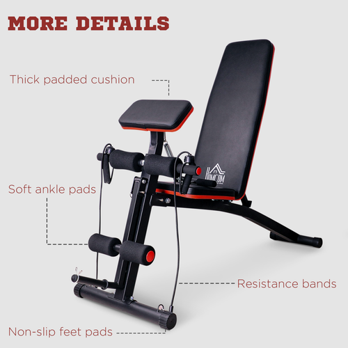 Adjustable Multi-Function Weight Bench – 7 Incline Levels for Full Body Training - Samanta Factory