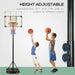 Adjustable Kids Basketball Hoop – Portable Backboard Stand for Ages 6–14 - Samanta Factory