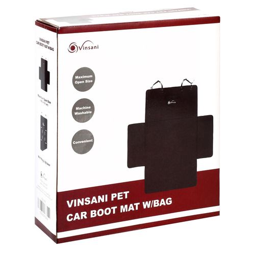 Waterproof Oxford fabric car boot protector liner for dogs in SUVs – non-slip, easy to clean

