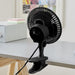 Mini Desk Fan – Clip-On & Adjustable 360° Design - Samanta Factory