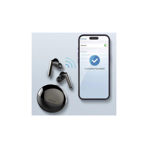 Wireless Bluetooth 5.3 Earbuds – 10mm Drivers, 20H Battery, Deep Bass Sound (Black) - Samanta Factory