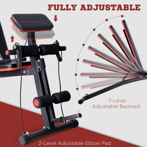 Adjustable Multi-Function Weight Bench – 7 Incline Levels for Full Body Training - Samanta Factory