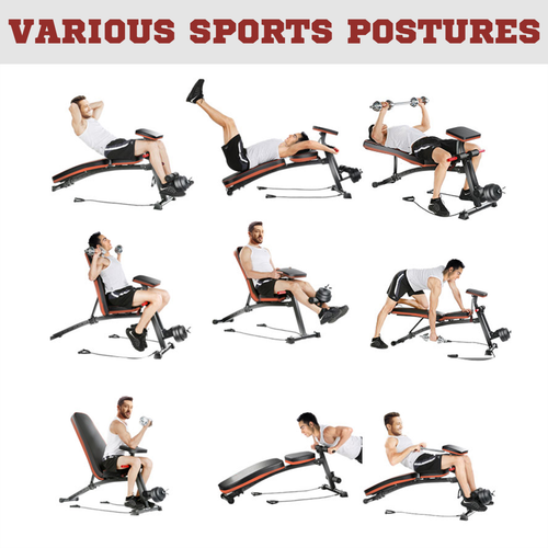 Adjustable Multi-Function Weight Bench – 7 Incline Levels for Full Body Training - Samanta Factory